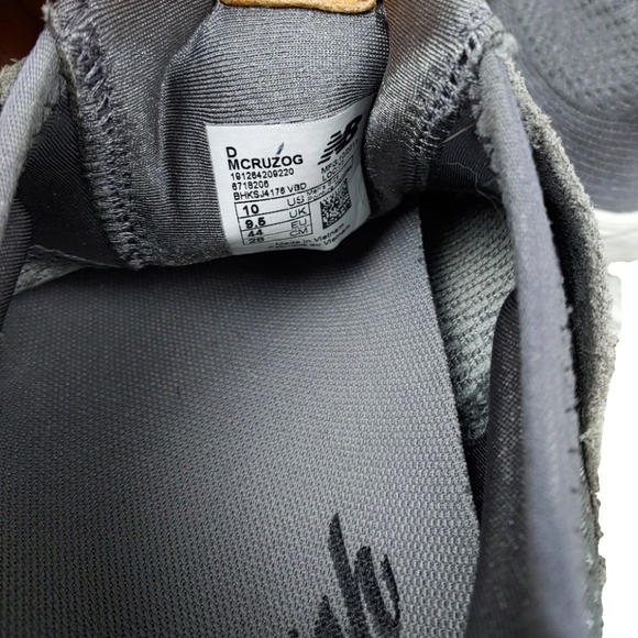 New Balance Fresh Foam Cruz Mens 10D Grey Sneakers - Picture 5 of 7